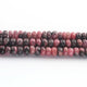 1 Long Strand  Rhodonite  Smooth Round Balls beads - Gemstone ball Beads 7mm-8mm 8 Inches BR929 - Tucson Beads