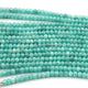 1 Strand Amazonite Faceted Rondelles - Roundel Beads 4mm 8.5 Inches BR3537 - Tucson Beads