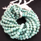 1 Strand Amazonite  , Best Quality , High Quality ,Faceted Round Balls - ,Faceted Balls Beads -7mm  10.5 Inches BR0915 - Tucson Beads