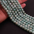 1 Strand Amazonite  , Best Quality , High Quality ,Faceted Balls Beads -7mm  10.5 Inches BR0915