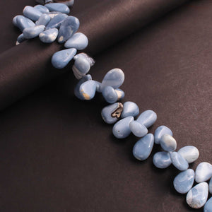 1  Strand  Bolder Opal Smooth Briolettes -Pear Shape  Briolettes  10mmx9mm-18mmx10mm- 10.5 Inches BR4383 - Tucson Beads