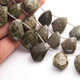 1  Strand Green  Jasper Faceted  Briolettes  - Fancy  Briolettes  -13mmx16mm-24mmx24mm-9 Inches BR01586 - Tucson Beads