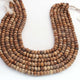 1 Strand Brown Jasper Faceted Rondelles - Roundel Beads 7mm 14.5 Inches BR934 - Tucson Beads