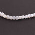 1 Strand White Agate Faceted Cube Beads Briolettes - Box Shape Beads 6mm-8mm 8 inches BR3580