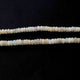 1 Full Strand Natural Ethiopian Welo Opal Smooth Rondelles Beads -Opal Rondelle 3mm-5mm 16 Inch BRU107 - Tucson Beads