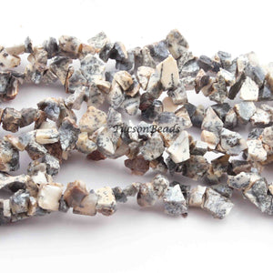 1 Strand Dandrite Opal  Uncut Chips Briolettes-  Chips Briolettes  5mm-7mm 15 Inch  BR3379 - Tucson Beads