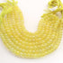 1 Long Strand Lemon Quartz Smooth Round Balls beads - Gemstone ball Beads 6-7mm 8 Inches BR952