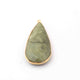 2 Pcs Mix Stone  Faceted  24k Gold Plated Pear Shape Pendant- 31mmx19mm-37mmx19mm- PC663 - Tucson Beads