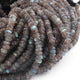 1  Long Strand Labradorite Faceted Roundells -Round Shape Roundells  4mm-5mm-10 Inches BR0808 - Tucson Beads