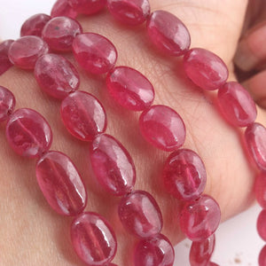 600ct. 2 Strands Of Genuine Ruby Necklace - Smooth Oval Beads - Rare & Natural Ruby Necklace - Stunning Elegant Necklace - BRU1972 - Tucson Beads