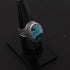 1 Pc Designer Oval 925 Sterling Silver Plated With High Quality  Arizona Turquoise Ring -Gemstone Ring- OS052
