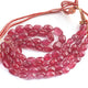 2 Strands Of Genuine Ruby Necklace - Smooth Oval Beads - Rare & Natural Ruby Necklace - Stunning Elegant Necklace - SPB0263 - Tucson Beads