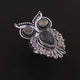 1 Pc Designer Owl 925 Sterling Silver Plated With High Quality Labradorite Ring -Gemstone Ring- OS055 - Tucson Beads