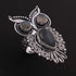 1 Pc Designer Owl 925 Sterling Silver Plated With High Quality Labradorite Ring -Gemstone Ring- OS055