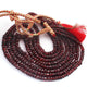 4 Strands Of Genuine Mozambique Garnet Necklace - Faceted Rondelle Beads - Rare & Natural Necklace - Stunning Elegant Necklace - SPB0004 - Tucson Beads