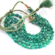 275ct. 3 Strands Emerald Smooth Oval Shape Necklace , Emerald Smooth Oval Beads, Emerald Necklace - SPB0011 - Tucson Beads