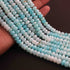 1  Long Strand Peru Opal  Faceted Rondelles - 6mm-7mm-14  Inches BR0811