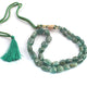 310ct.1 Strand Natural Emerald Smooth Assorted Shape Necklace , Natural Emerald Smooth Assorted Beads, Emerald Necklace - SPB0012 - Tucson Beads