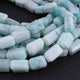 1 Strand  Amazonite  Faceted Tumbled Shape- Nuggets Beads -Step Cut - Briolettes - 9mmx7mm-16mmx11mm - 12.5 inches BR0026 - Tucson Beads