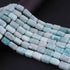 1 Strand  Amazonite  Faceted Tumbled Shape- Nuggets Beads -Step Cut - Briolettes - 9mmx7mm-16mmx11mm - 12.5 inches BR0026