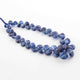 1 Strand Blue kyanite  Smooth Briolettes -Heart Shape Briolettes - 6mm-11mm - 10 Inches BR1585 - Tucson Beads