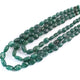 595 Carats 3 Strands Of Precious Genuine Emerald Necklace - Smooth oval  Beads - Rare & Natural Emerald Necklace - Stunning Elegant Necklace SPB0040 - Tucson Beads