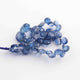1 Strand Blue kyanite  Smooth Briolettes -Heart Shape Briolettes - 6mm-13mm - 10 Inches BR1586 - Tucson Beads
