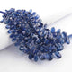 1  Strand Blue kyanite  Smooth Briolettes -Pear Shape Briolettes - 4mmx8mm-13mmx8mm - 9 Inches BR1599 - Tucson Beads