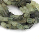 1 Strand  Prehnite Faceted Tumbled Shape, Nuggets Beads , Step Cut , Briolettes - 15mmx10mm - 16 inches BR0037 - Tucson Beads