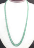 140 Carats 2 Strands Of Precious Genuine Emerald Necklace - Faceted Rondelle Beads - Rare & Natural Emerald Necklace - Stunning Elegant Necklace SPB0038