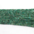 1 Strand Natural Emerald Smooth Rondelles - 2mm-5mm - 16 Inch BR2634