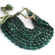 850  Carats 4 Strands Of Precious Genuine Emerald Necklace - Smooth oval  Beads - Rare & Natural Emerald Necklace - Stunning Elegant Necklace SPB0042 - Tucson Beads