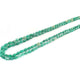 235  Carats 2 Strands Of Precious Genuine Emerald Necklace - Smooth oval  Beads - Rare & Natural Emerald Necklace - Stunning Elegant Necklace SPB0039 - Tucson Beads