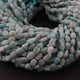 3 Long Strands Amazonite Smooth Oval Shape Briolettes -Amazonite Oval Beads 6mmx5mm-11mmx6mm 13 inches RB442 - Tucson Beads