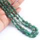 265ct. 2 Strands Dyed Emerald Smooth Oval Shape Necklace , Dyed Emerald Smooth Oval Beads, Emerald Necklace - SPB0046 - Tucson Beads