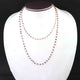 1 Necklace 24K Gold Plated Amethyst Gemstone Copper Link Chain , 3.5mm Rondelle Beads 36 Inches, GPC1284 - Tucson Beads