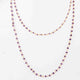 1 Necklace 24K Gold Plated Amethyst Gemstone Copper Link Chain , 3.5mm Rondelle Beads 36 Inches, GPC1284 - Tucson Beads