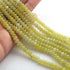 1  Strand Shaded Lemon Chalacdony Faceted  Rondelle Beads - Round Beads 5mm 8 Inches BR017