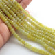 1  Strand Shaded Lemon Chalacdony Faceted  Rondelle Beads - Round Beads 5mm 8 Inches BR017 - Tucson Beads