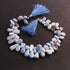 1 Strand Boulder Opal Smooth Briolettes -  Pear Shape Briolettes 10mmX7mm-20mmx8mm 10 Inches BR1356