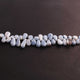 1 Strand Boulder Opal Smooth Beads Briolettes-Blue Oregane Smooth Pear Shape Beads 10mmX7mm-20mmx8mm 10 Inches BR1356 - Tucson Beads
