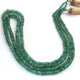 130 Carats 2 Strands Of Precious Genuine Emerald Necklace - Faceted Rondelle Beads - Rare & Natural Emerald Necklace - Stunning Elegant Necklace SPB0028 - Tucson Beads