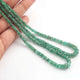 130 Carats 2 Strands Of Precious Genuine Emerald Necklace - Faceted Rondelle Beads - Rare & Natural Emerald Necklace - Stunning Elegant Necklace SPB0028 - Tucson Beads