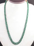 160 Carats 2 Strands Of Precious Genuine Emerald Necklace - Faceted Rondelle Beads - Rare & Natural Emerald Necklace - Stunning Elegant Necklace SPB0027