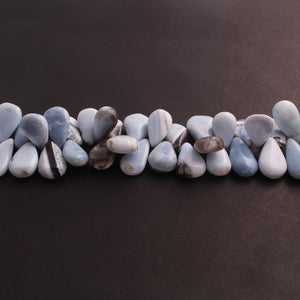 1 Long Bolder Opal Smooth  Briolettes - Pear Shape Briolettes  19mmx11mm-25mmx11mm- 11 Inches BR2154 - Tucson Beads