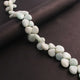 1  Long Strand Amazonite Smooth Briolettes - Heart Shape  Briolettes  8mm-14mm-9 Inches BR1245 - Tucson Beads
