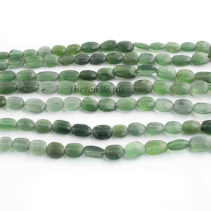 1 Strand Serpentine Faceted Briolettes Oval Shape  Briolettes - 10mmx7mm 13 Inches BR01019 - Tucson Beads