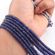 365. Ct 3 Strands Of Genuine Blue Sapphire Necklace - Faceted Rondelle Beads - Rare & Natural Sapphire Necklace - Stunning Elegant Necklace - SPB0104 - Tucson Beads