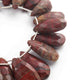1  Long Strand  Unakite Faceted Briolettes - Pear Shape Briolettes - 23mmx13mm-32mmx12mm - 9 Inches BR01512 - Tucson Beads