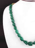 505 Carats 1 Strand Of Precious Genuine Emerald Necklace - Smooth oval  Beads - Rare & Natural Emerald Necklace -  BRU171